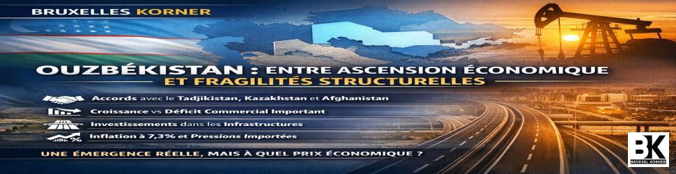 Ouzbékistan : diplomatie économique, croissance sous tension et recomposition régionale 15/3 AU 31/03