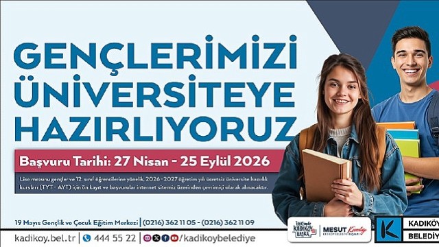 Kadıköy Belediyesi’nden Üniversiteye Hazırlık Kursu