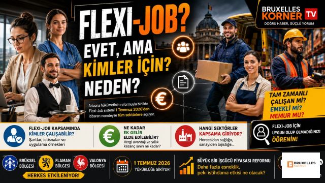 Belçika’da Flexi-Job Dönemi Genişliyor: 1 Temmuz’dan İtibaren Tüm Sektörlere Açılıyor VE VIDEO