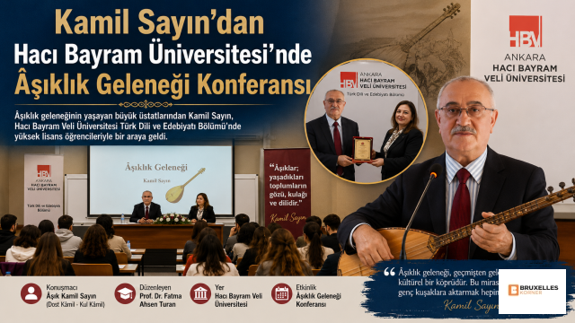KAMİL SAYIN’DAN HACI BAYRAM üNİVERSİTESİNDE KONFERANS