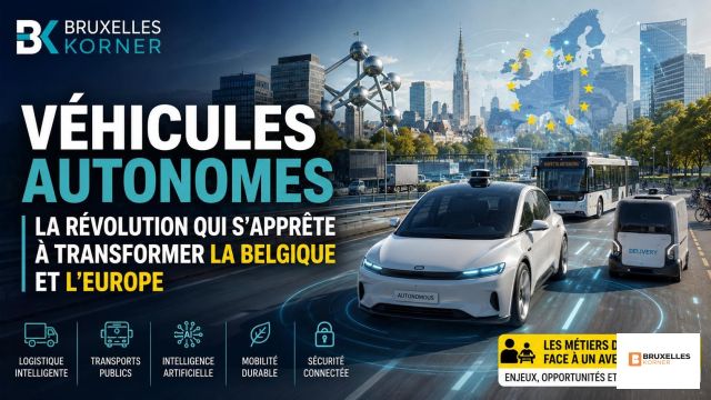 Véhicules autonomes : la révolution qui s’apprête à transformer la Belgique et l’Europe ET VIDEO