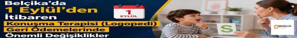 Belçika’da 1 Eylül’den İtibaren Konuşma Terapisi (Logopedi) Geri Ödemelerinde Önemli Değişiklikler