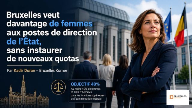 Bruxelles veut davantage de femmes aux postes de direction de l’État, sans instaurer de nouveaux quotas