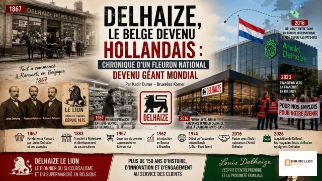 Delhaize, le Belge devenu hollandais : chronique d’un fleuron national devenu géant mondial