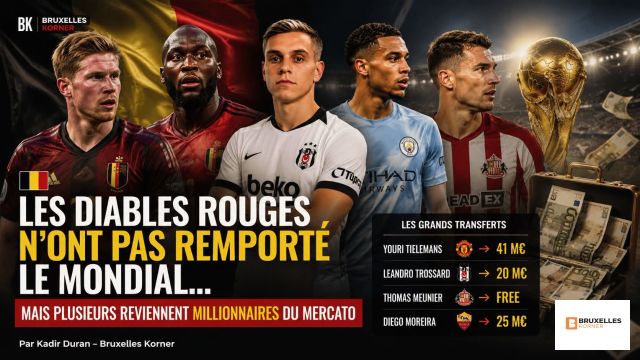 Les Diables rouges n’ont pas remporté la Coupe du monde… mais certains ont décroché le plus gros contrat de leur carrière
