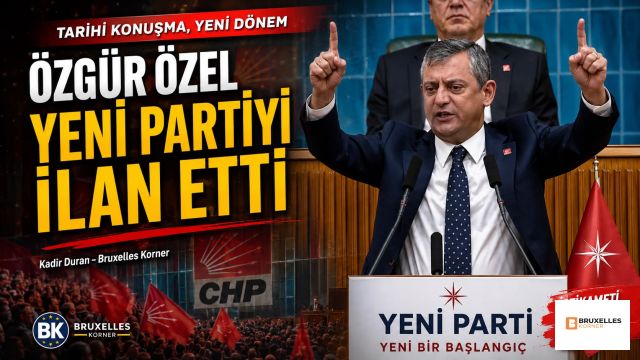Türk siyasetinde tarihî kırılma: Özgür Özel CHP’ye veda ederek yeni parti kararını açıkladı