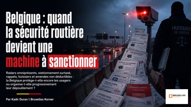 Belgique : quand la sécurité routière devient une machine à sanctionner