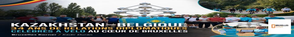 Kazakhstan–Belgique : 34 ans de relations diplomatiques célébrés à vélo au cœur de Bruxelles