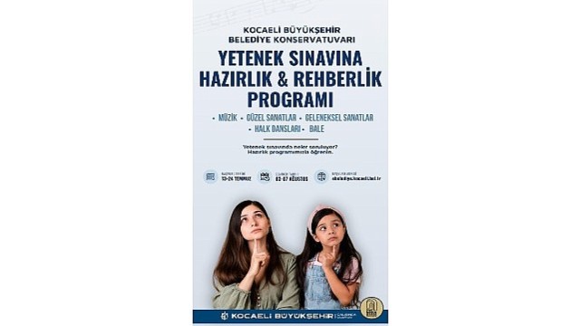 Konservatuvarlı olmanın anahtarı bu programda