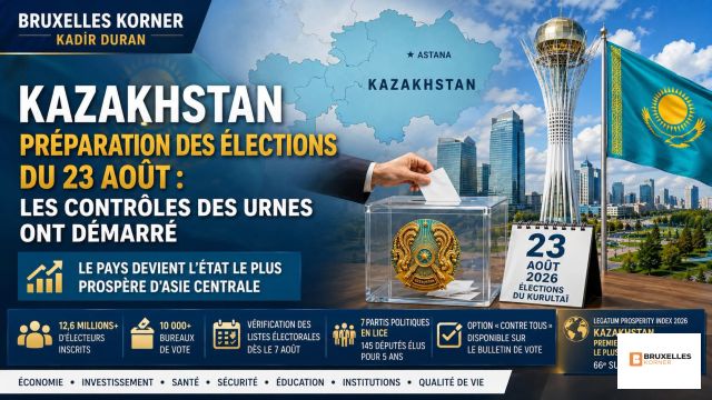 Le Kazakhstan se prépare aux élections législatives du 23 août : les contrôles des bureaux de vote ont commencé, le pays devient l’État le plus prospère d’Asie centrale