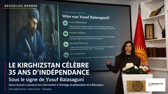 Le Kirghizstan célèbre 35 ans d’indépendance à Bruxelles sous le signe de Yusuf Balasaguni