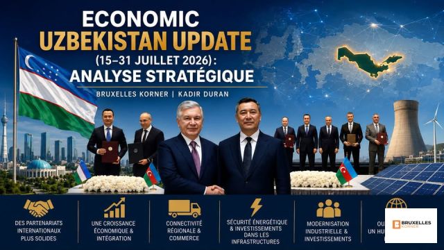 Mise à jour sur l’Ouzbékistan (15–31 juillet 2026) : Analyse stratégique ECONOMIQUE Bruxelles Korner | Kadir Duran