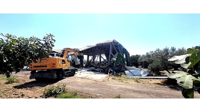 Osmangazi’de Zeytinliğe Yapılan Kaçak Depoya İzin Yok