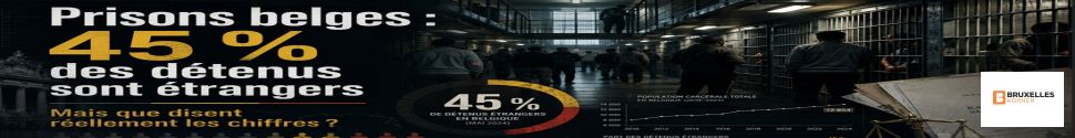 Prisons belges : 45 % des détenus sont étrangers, mais que révèlent réellement ces chiffres ?