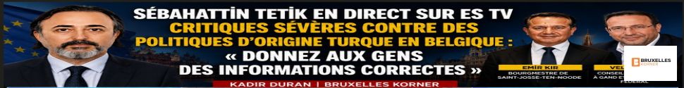 Sebahattin Tetik critique sévèrement certains responsables politiques belgo-turcs en direct sur ES TV : « Donnez aux gens des informations correctes »