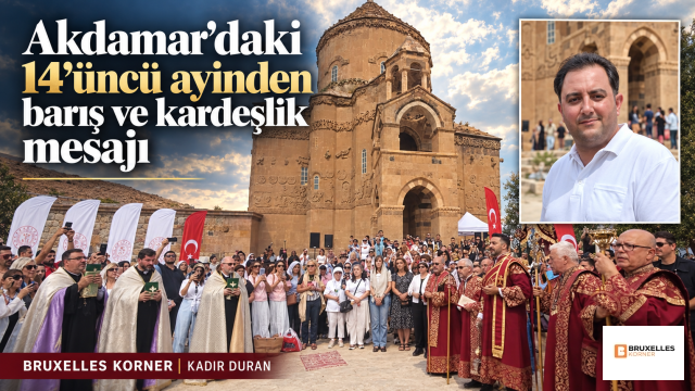 Akdamar’daki 14’üncü ayinden barış ve kardeşlik mesajı