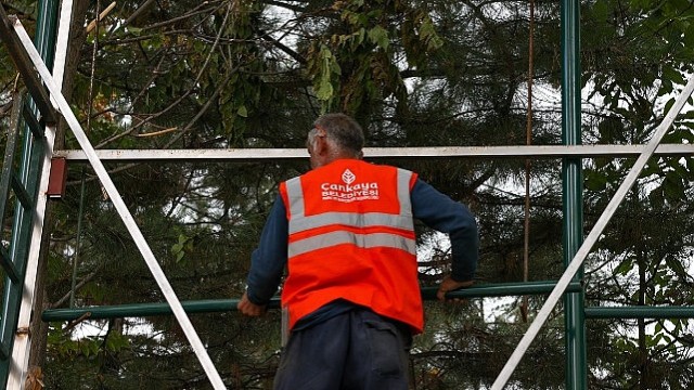 Çankaya’da parklar yenileniyor