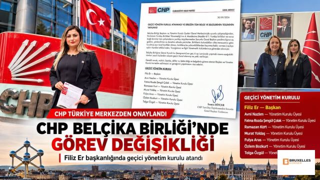 CHP Belçika Birliği’nde görev değişikliği: Genel Merkez geçici yönetim atadı