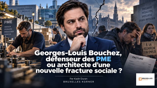 Georges-Louis Bouchez, défenseur des PME ou architecte d’une nouvelle fracture sociale ?