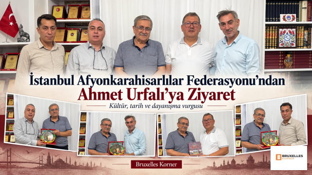 İstanbul Afyonkarahisarlılar Federasyonu’ndan Şair ve Yazar Ahmet Urfalı’ya Anlamlı Ziyaret