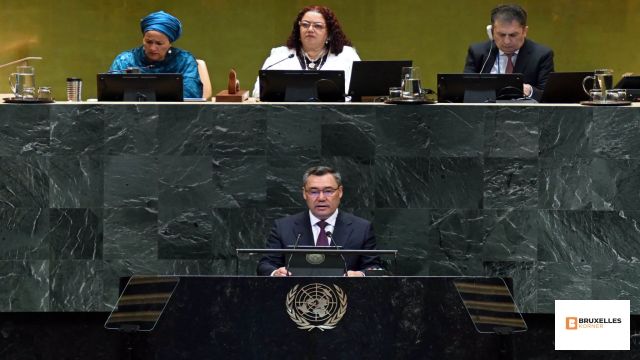 Kirghizistan à l’ONU : Sadyr Zhaparov veut des décisions qui s’appliquent, des sanctions encadrées et un fonds pour Issyk-Koul