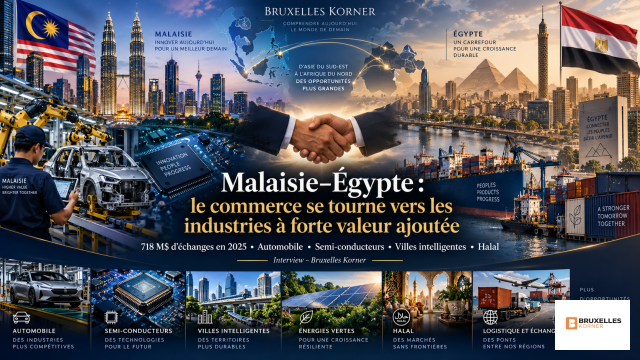 Malaisie–Égypte : le commerce bilatéral se tourne vers les industries à forte valeur ajoutée