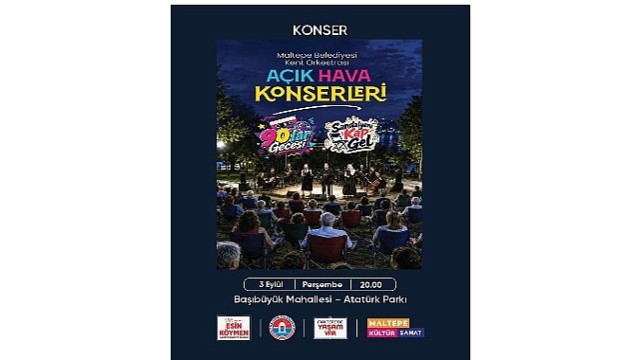 Maltepe Belediyesi’nin Eylül Ayı Sanat Etkinlikleri Başlıyor