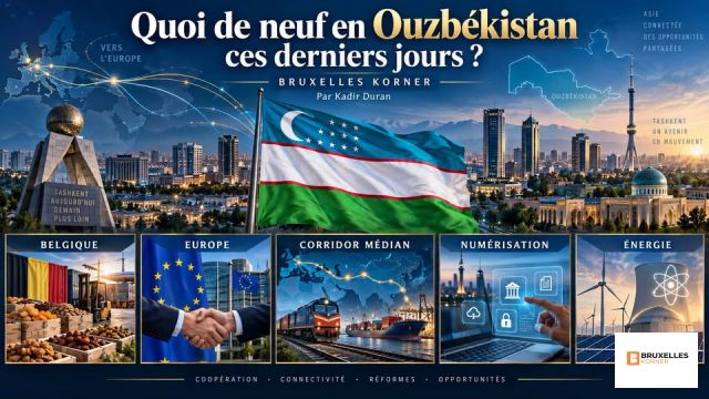 Ouzbékistan : l’Europe s’intéresse de plus en plus à un pays devenu carrefour entre marchés, énergie et nouvelles routes commerciales