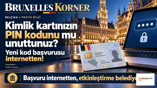 Kimlik kartınızın PIN kodunu mu unuttunuz? 1 Ocak 2022’den sonra verilen kartlarda yeni kod talep etmenize gerek yok: Bloke belediyede kaldırılabiliyor.