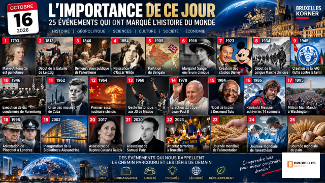 Le 16 octobre, une date qui a changé l’histoire du monde