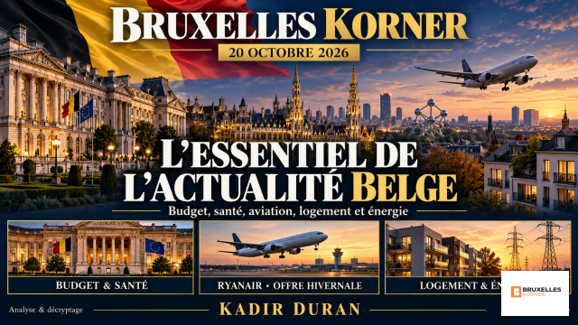 L’ESSENTIEL DE L’ACTUALITÉ BELGE — 20 OCTOBRE 2026