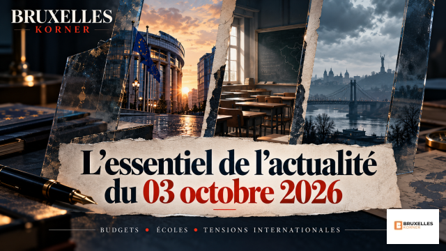 L’essentiel de l’actualité du 03 octobre 2026