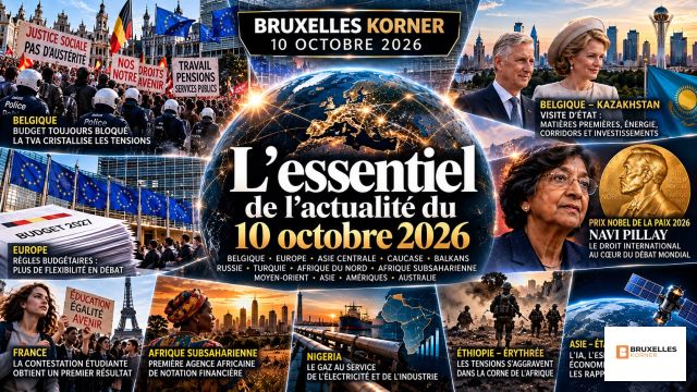 L’ESSENTIEL DE L’ACTUALITÉ DU 10 OCTOBRE 2026