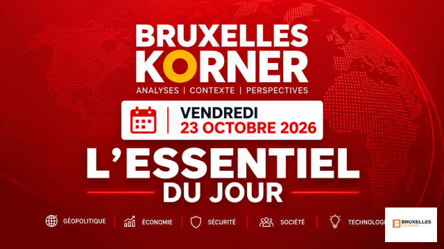 L’ESSENTIEL DE L’ACTUALITÉ MONDIALE VENDREDI 23 OCTOBRE 2026