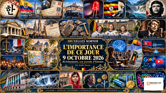 Quel est l’importance de notre jour ? 9 octobre 2026