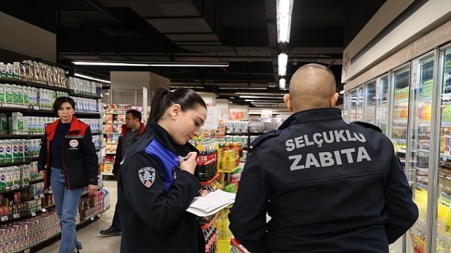 Selçuklu’da Market Denetimleri Sürüyor