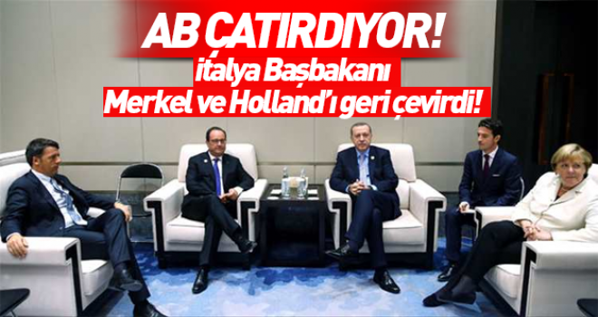 İtalya Başbakanı Renzi'den AB Zirvesi'nde protesto