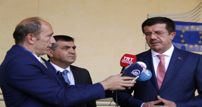 Ekonomi Bakanı Zeybekci Brüksel'de