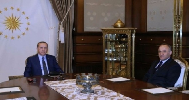 Erdoğan, MGK Genel Sekreterini kabul etti
