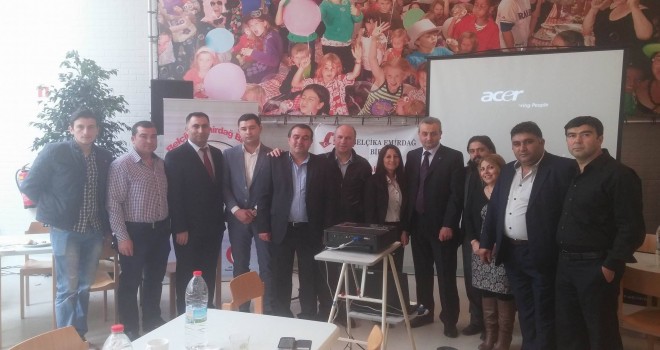 Belçika Emirdağlılar Birliği konuşmacı Doç. Dr. Murat Karacasu eşliğinde halka açık kahvaltı sundu