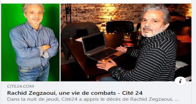 Rachid Zegzaoui, une vie de combats