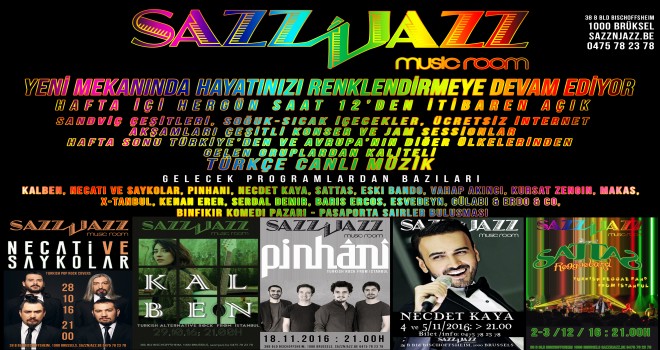 Sazz'n Jazz Programi YENI ADRESE
