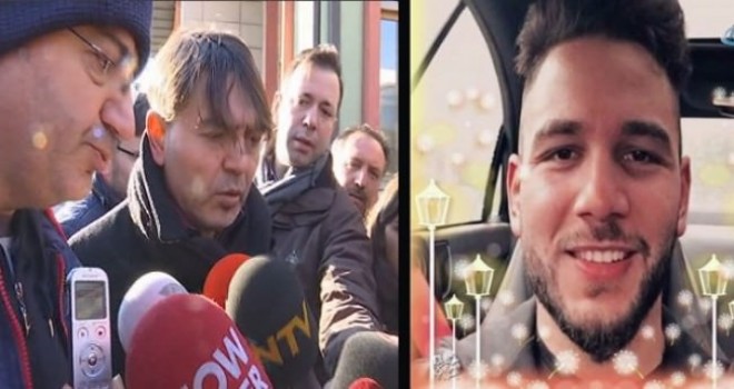 Belçika'dan oğlunun cenazesini almaya geldi