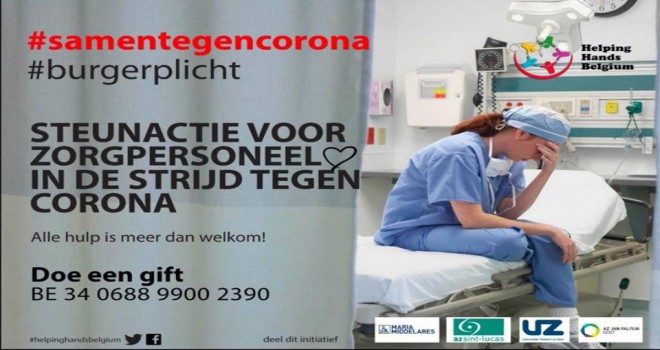 Gent'in Türk toplumu Corona zamanında yardım elini uzatmaya devam ediyor