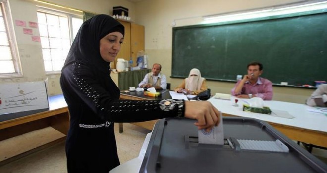 Ürdün'de halk sandık başına gitti