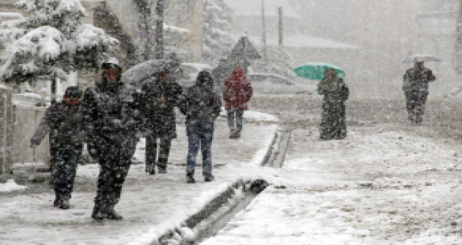 Doğu Anadolu'ya Kar Yağışı Uyarısı