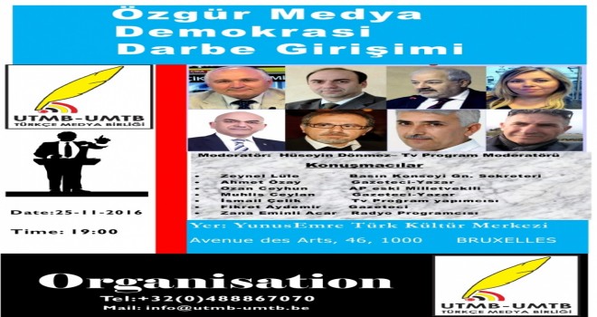 PANEL: ÖZGÜR MEDYA, DEMOKRASİ VE DARBE GİRİŞİMİ