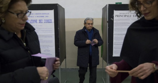 Italya da Tarihi referandumda halk 'hayır' dedi!