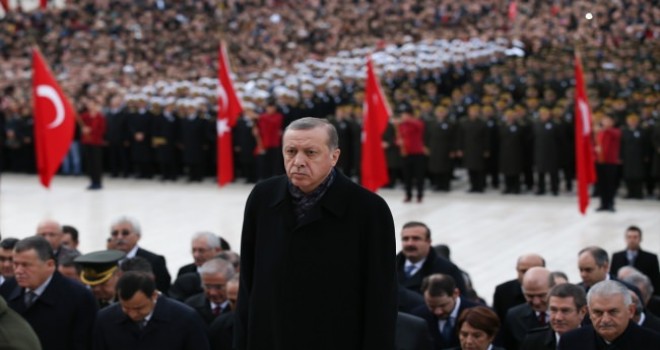 Devletin zirvesi Anıtkabir'deydi...