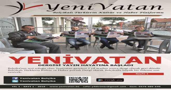 HOŞ GELDİN YENİVATAN DERGİSİ HOŞ GELDİN CAFER YILDIRIMER